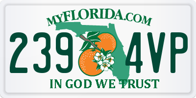 FL license plate 2394VP