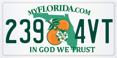 FL license plate 2394VT