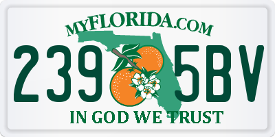 FL license plate 2395BV
