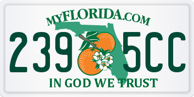 FL license plate 2395CC
