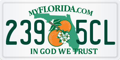 FL license plate 2395CL