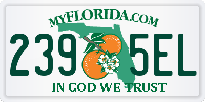 FL license plate 2395EL