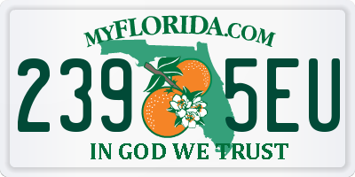 FL license plate 2395EU