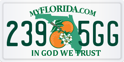 FL license plate 2395GG