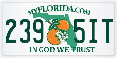 FL license plate 2395IT