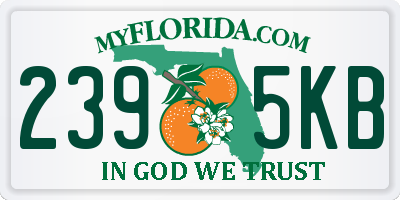 FL license plate 2395KB