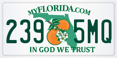 FL license plate 2395MQ
