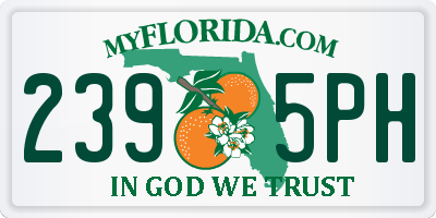 FL license plate 2395PH