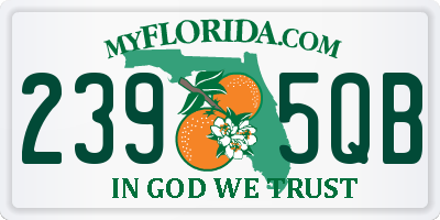 FL license plate 2395QB