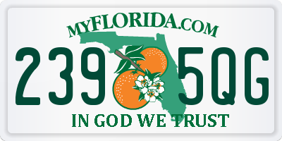FL license plate 2395QG