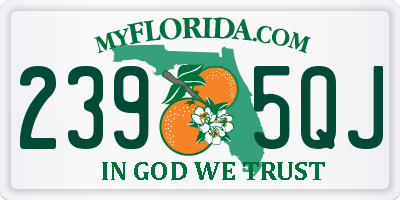 FL license plate 2395QJ