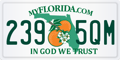 FL license plate 2395QM