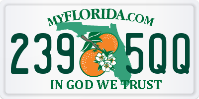 FL license plate 2395QQ