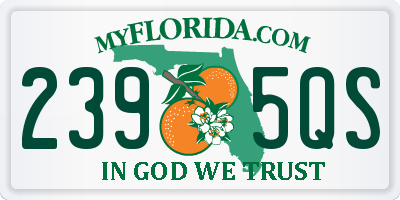 FL license plate 2395QS