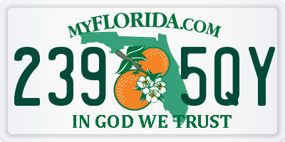 FL license plate 2395QY