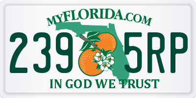 FL license plate 2395RP