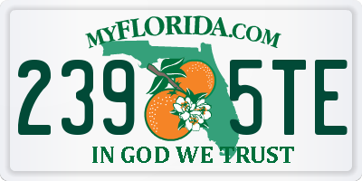 FL license plate 2395TE