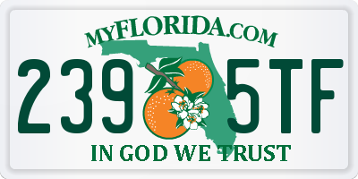 FL license plate 2395TF