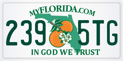 FL license plate 2395TG