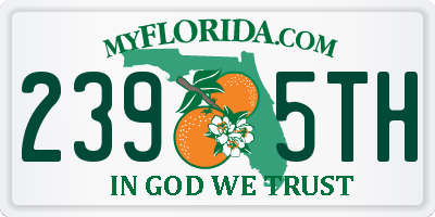 FL license plate 2395TH