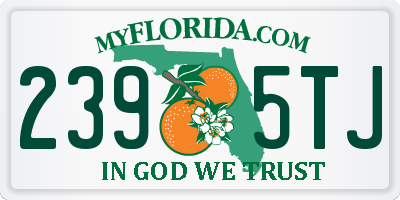FL license plate 2395TJ