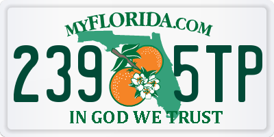 FL license plate 2395TP