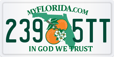 FL license plate 2395TT