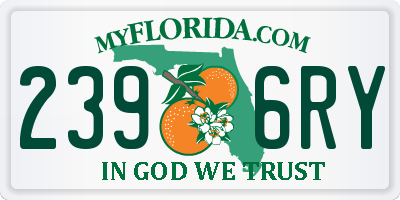 FL license plate 2396RY