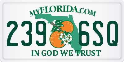 FL license plate 2396SQ