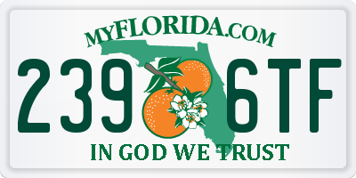 FL license plate 2396TF
