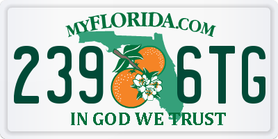 FL license plate 2396TG