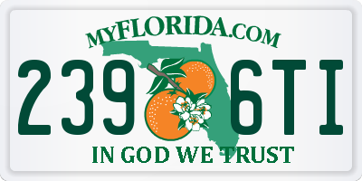 FL license plate 2396TI