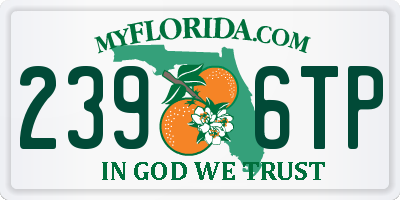 FL license plate 2396TP