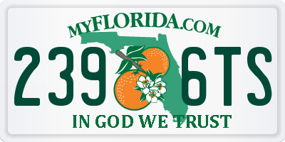 FL license plate 2396TS