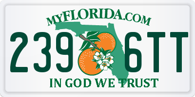 FL license plate 2396TT