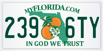 FL license plate 2396TY