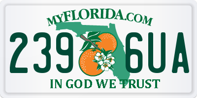 FL license plate 2396UA