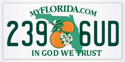 FL license plate 2396UD
