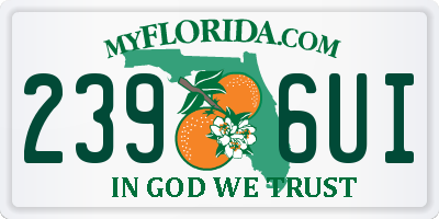 FL license plate 2396UI