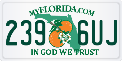 FL license plate 2396UJ