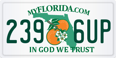 FL license plate 2396UP