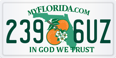 FL license plate 2396UZ