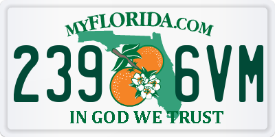 FL license plate 2396VM