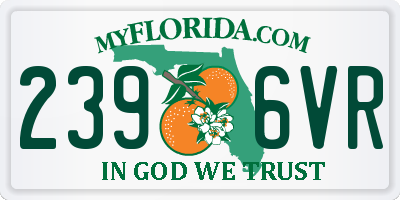 FL license plate 2396VR