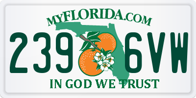 FL license plate 2396VW