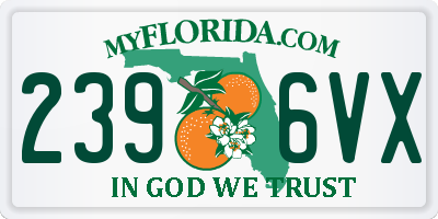 FL license plate 2396VX