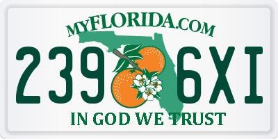 FL license plate 2396XI