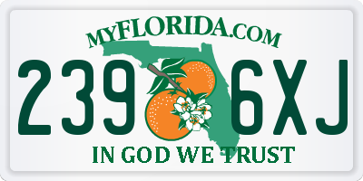 FL license plate 2396XJ