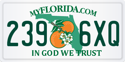 FL license plate 2396XQ