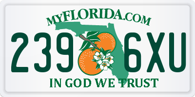 FL license plate 2396XU